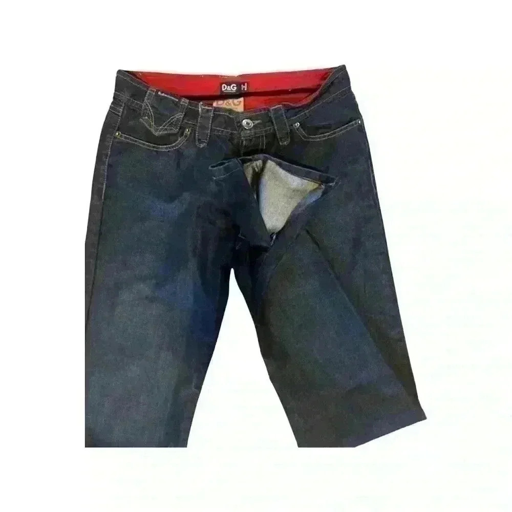 90's DOLCE & GABBANA Wonder Low Rise Skinny Denim jeans 26. - Picture 4 of 13